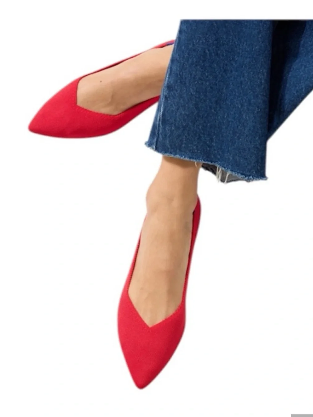 Rothy's The Point II, Lollipop Red, Size 11.5, NWOT